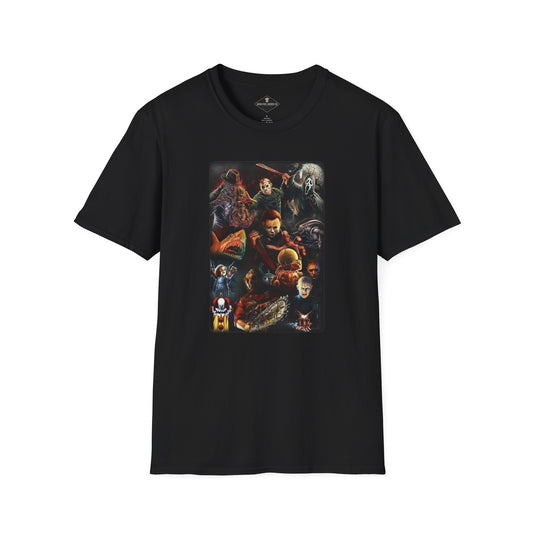 Horror Legends Halloween Black T-Shirt