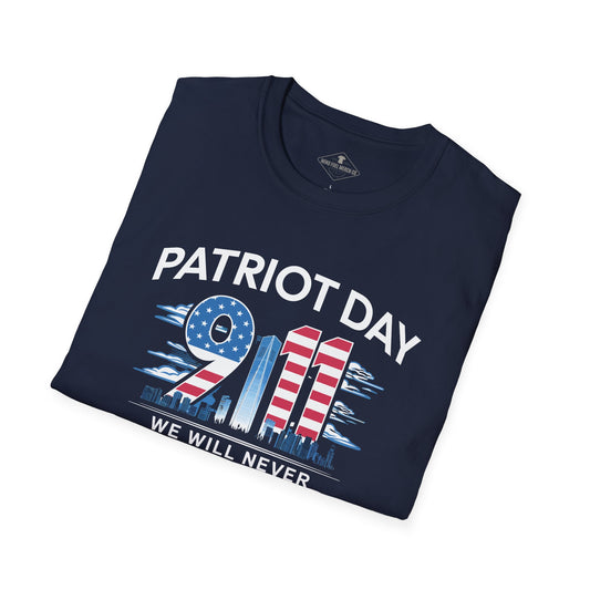 Patriot Day 9-11 Navy Blue T-Shirt