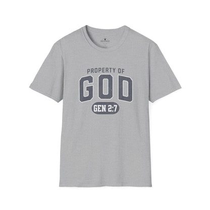 Property Of God Grey T-Shirt
