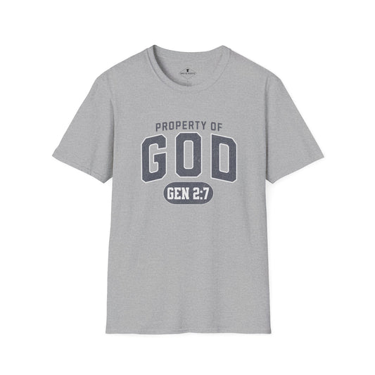 Property Of God Grey T-Shirt