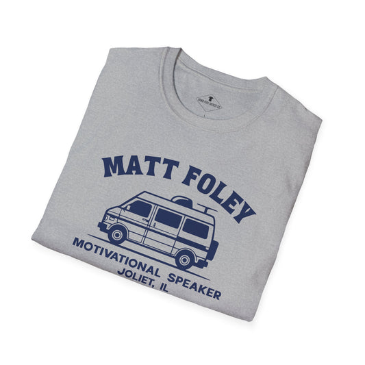 Matt Foley Motivational Speaker Grey T-Shirt