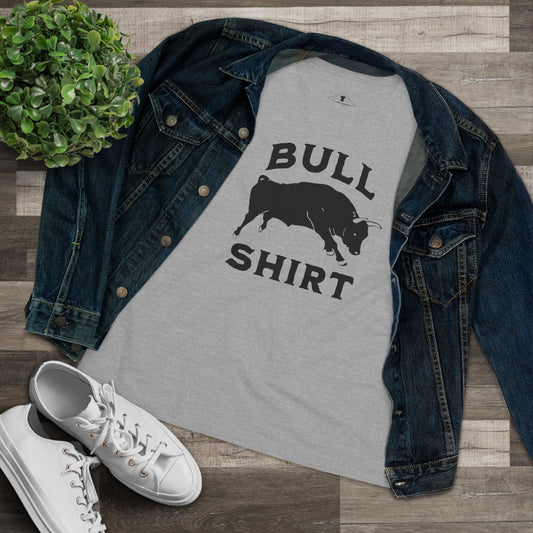 Bull Shirt Grey Womens T-Shirt