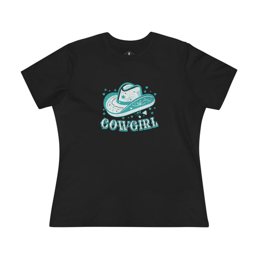Cowgirl Black Womens T-Shirt
