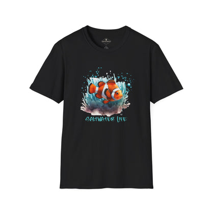 Saltwater Life Black T-Shirt