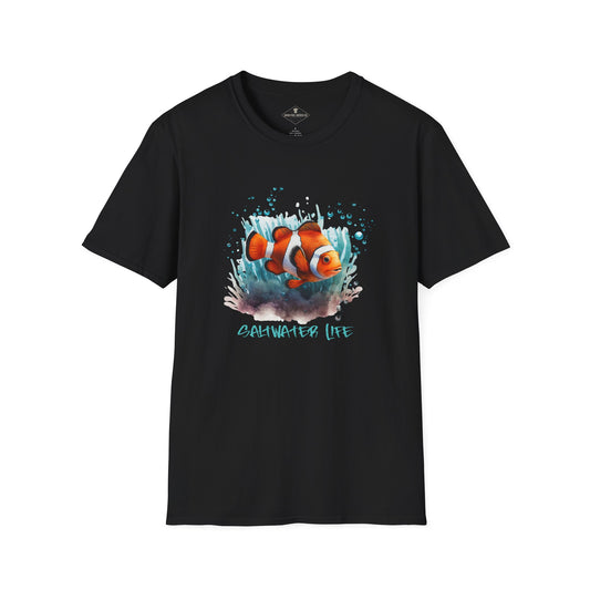 Saltwater Life Black T-Shirt