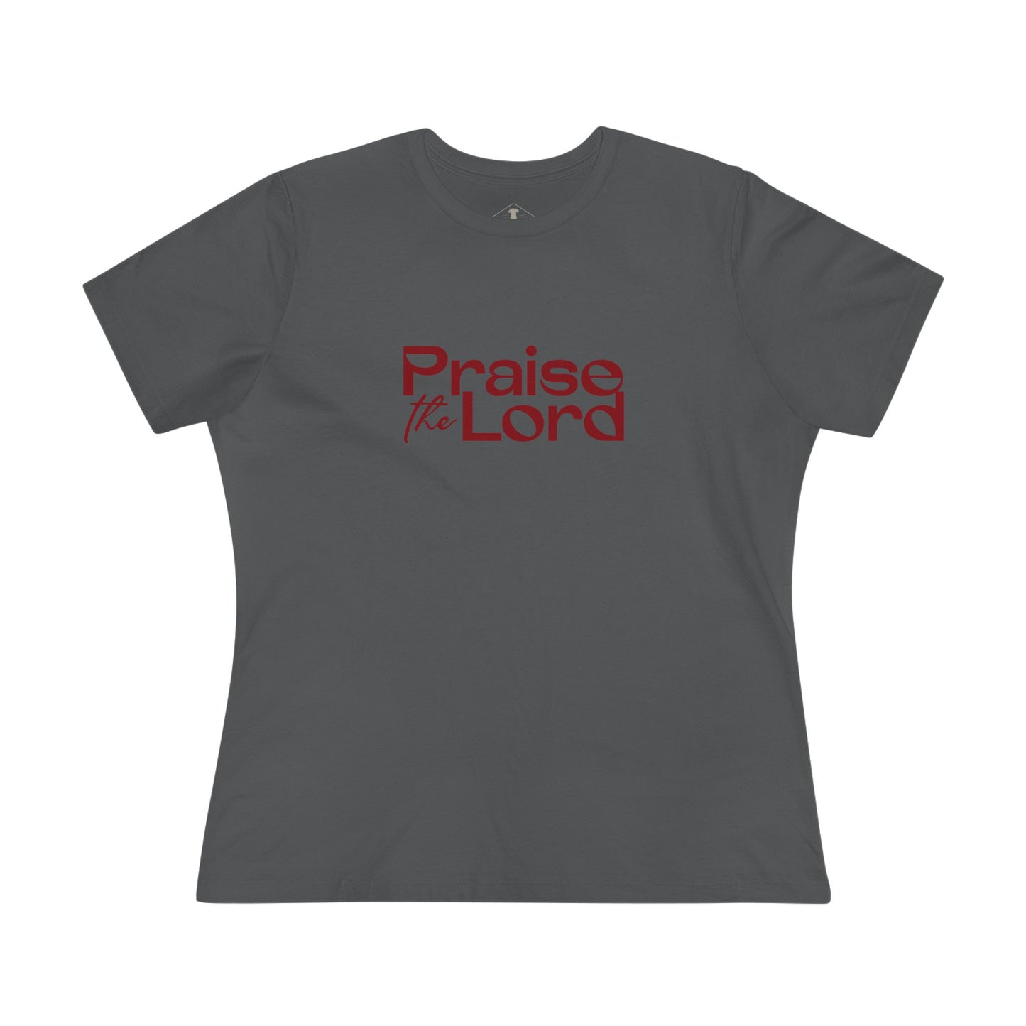Praise The Lord Charcoal Womens T-Shirt