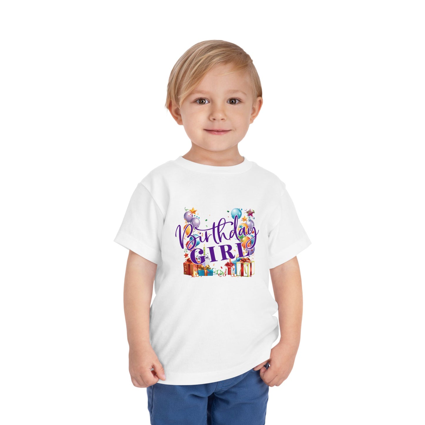 Birthday Girl White Toddler T-Shirt
