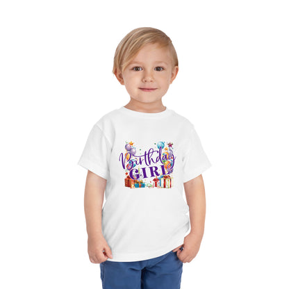 Birthday Girl White Toddler T-Shirt