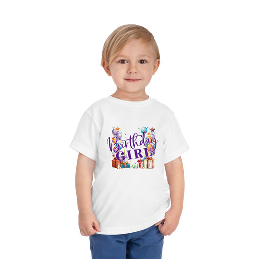 Birthday Girl White Toddler T-Shirt