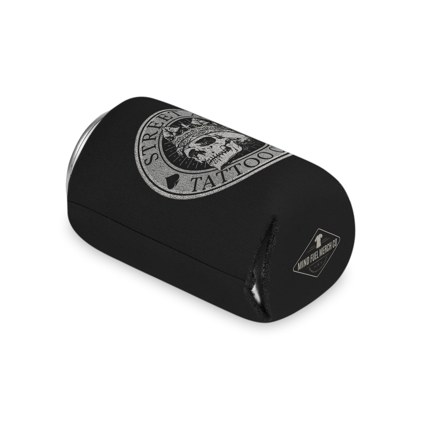 Street Art Tattoo Club Black Koozie Can Cooler