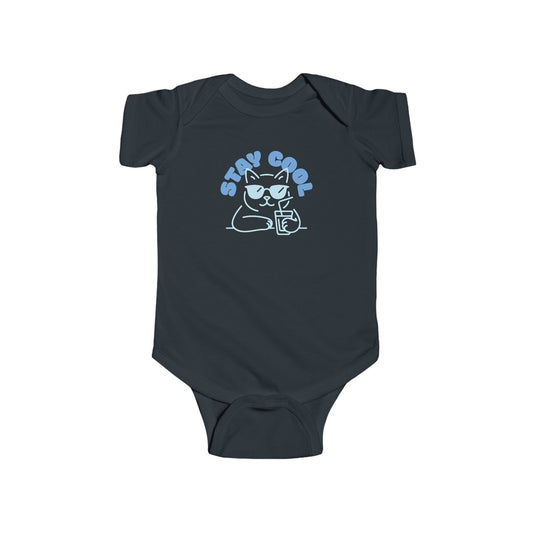 Stay Cool Black Baby Onesie