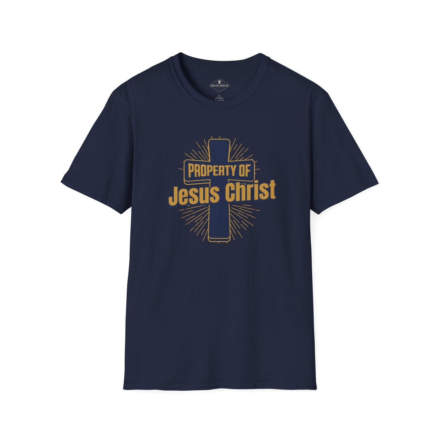 Property Of Jesus Navy Blue T-Shirt