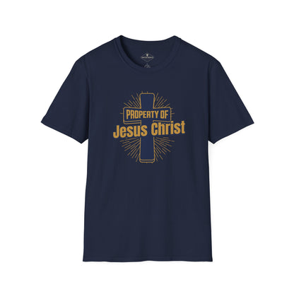 Property Of Jesus Navy Blue T-Shirt
