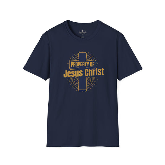 Property Of Jesus Navy Blue T-Shirt