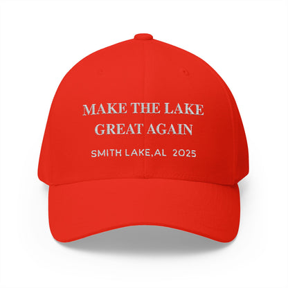Make the Lake Great Again Red Flexfit Cap
