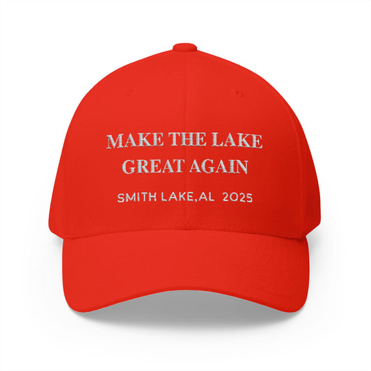 Make the Lake Great Again Red Flexfit Cap