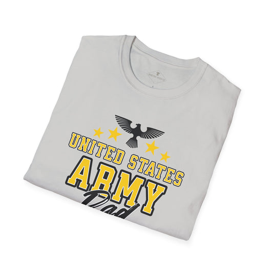 US Army Dad Silver Grey T-Shirt