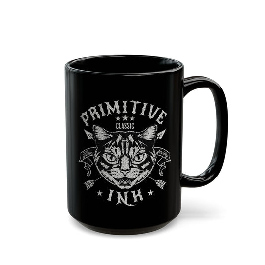 Primitive Ink Tattoo Society Black Mug