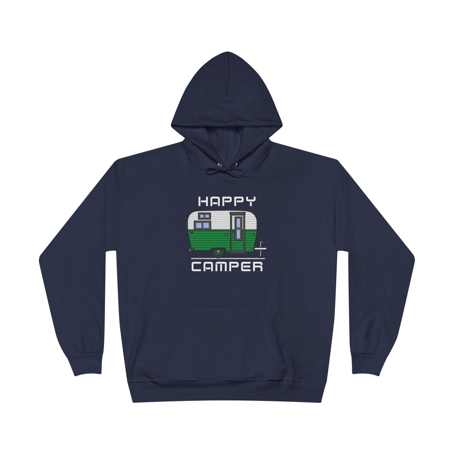 Happy Camper Navy Blue Hoodie