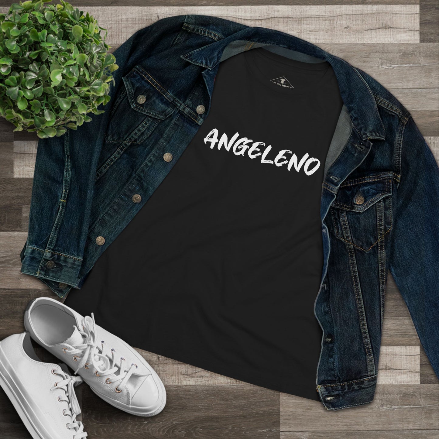 Angeleno Black Womens T-Shirt