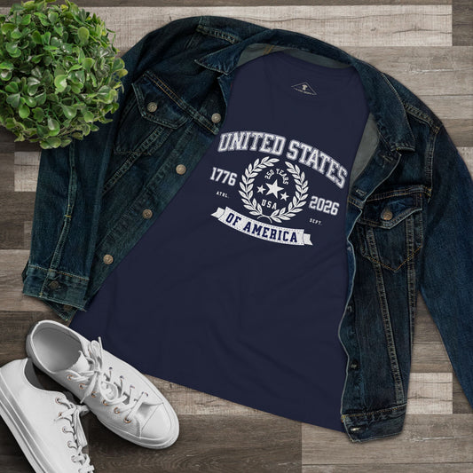 America 250 Athletic Navy Womens T-Shirt
