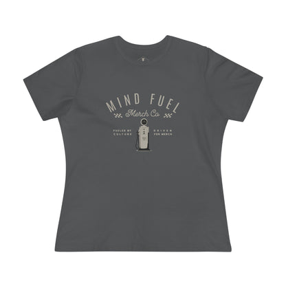 Mind Fuel Merch Charcoal Womens T-Shirt