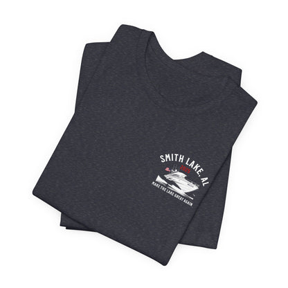 Smith Lake Boat Navy T-Shirt