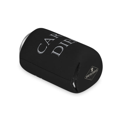 Carpe Diem Black Koozie Can Cooler