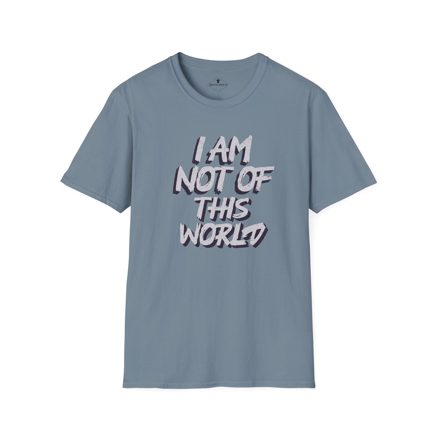 I Am Not Of This World Slate Blue T-Shirt