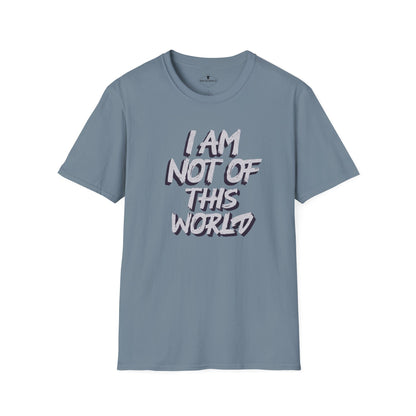 I Am Not Of This World Slate Blue T-Shirt