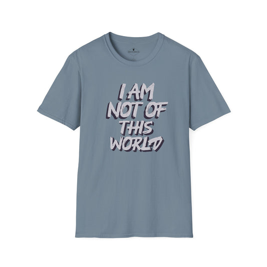I Am Not Of This World Slate Blue T-Shirt