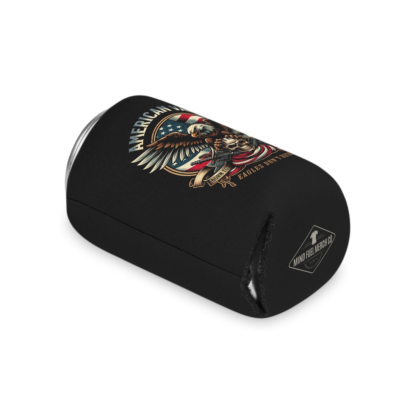 American Valor Black Koozie Can Cooler