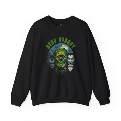 Stay Spooky Halloween Black Sweatshirt