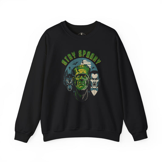 Stay Spooky Halloween Black Sweatshirt