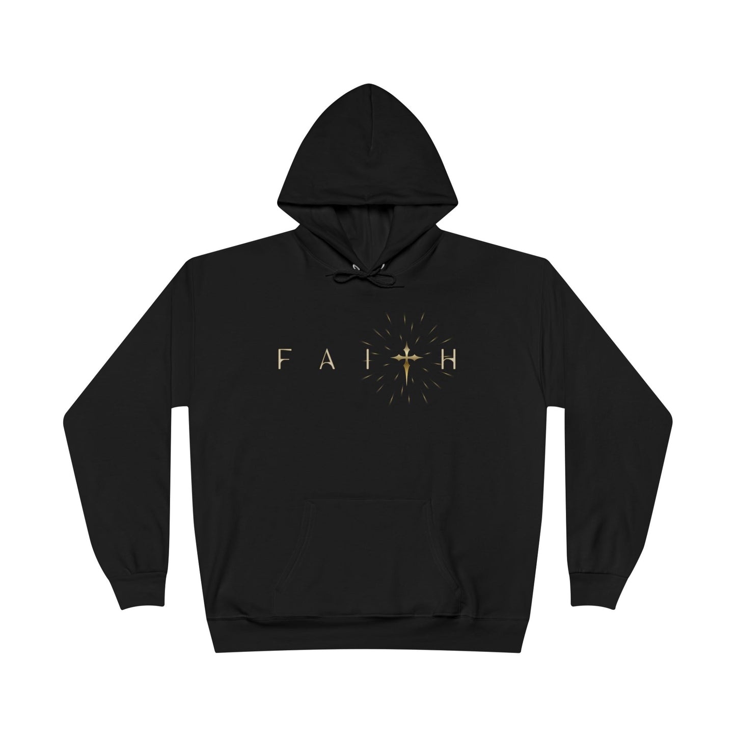 Shining Faith Black Hoodie