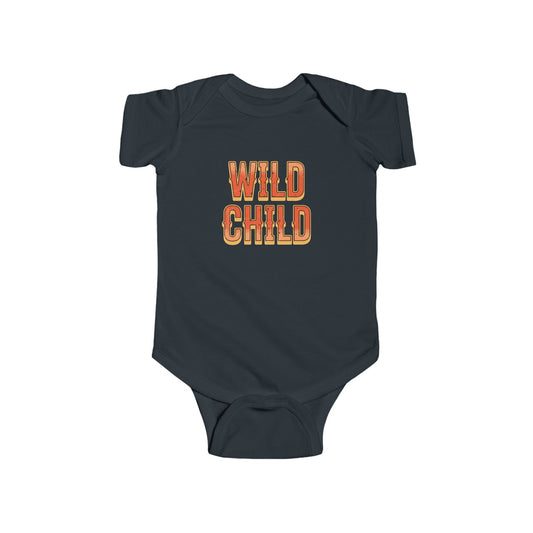 Wild Child Black Baby Bodysuit