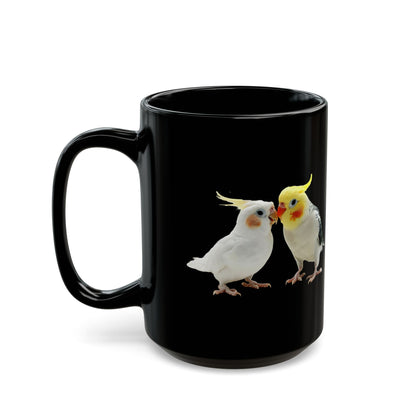 Cockatiels Black Mug