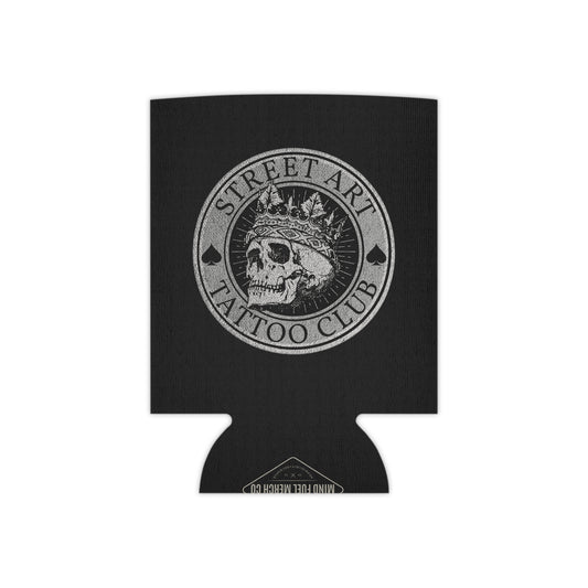 Street Art Tattoo Club Black Koozie Can Cooler