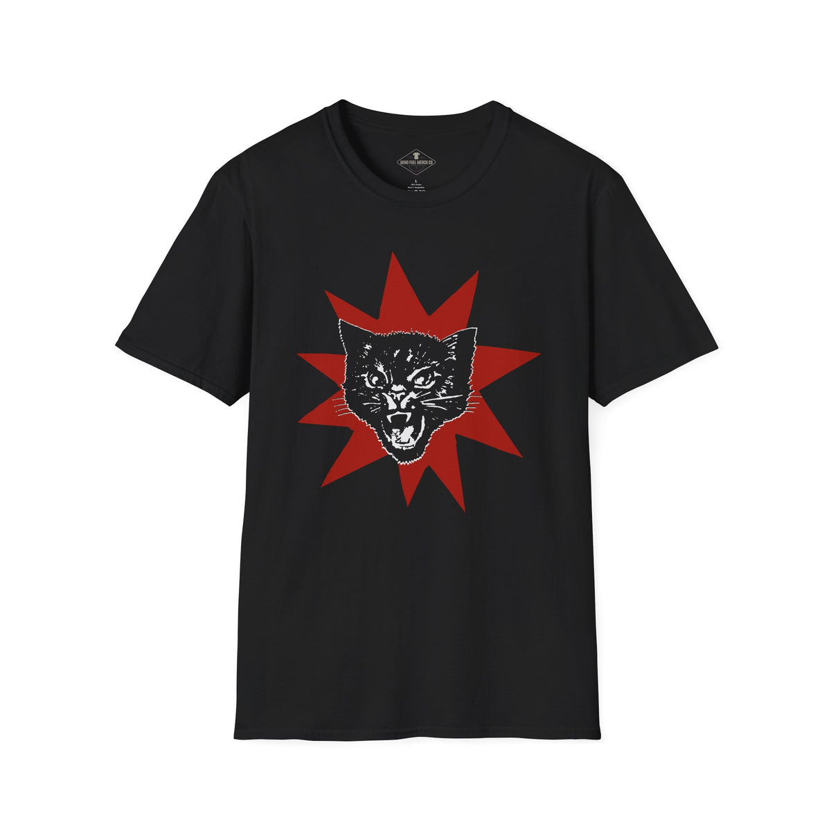 Black Cat Black T-Shirt