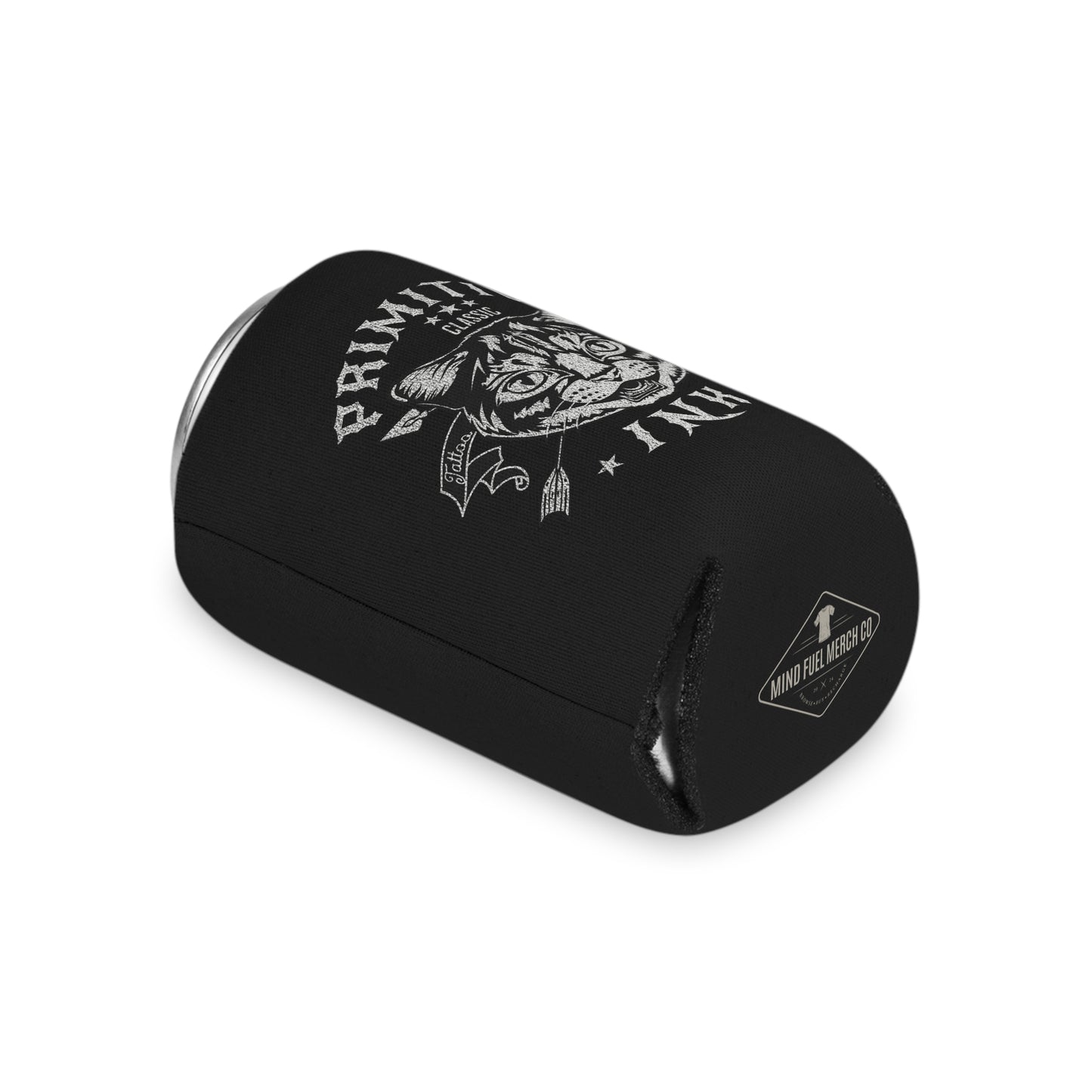 Primitive Ink Tattoo Society Black Koozie Can Cooler