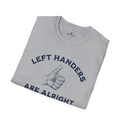 Left Handers Are Alright Grey T-Shirt