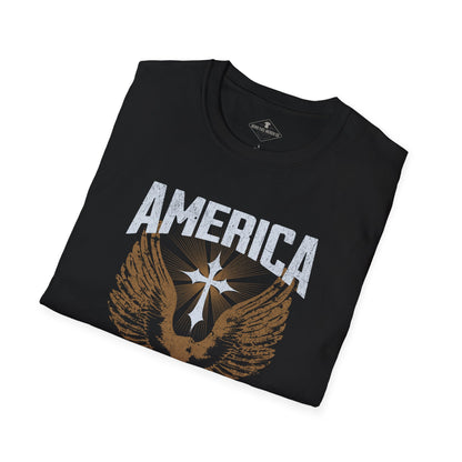 America In God We Trust Black T-Shirt
