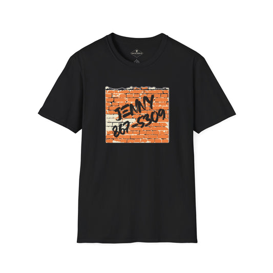 867-5309 Black T-Shirt