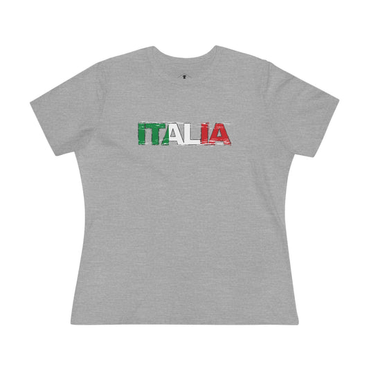 Italia Grey Womens T-Shirt