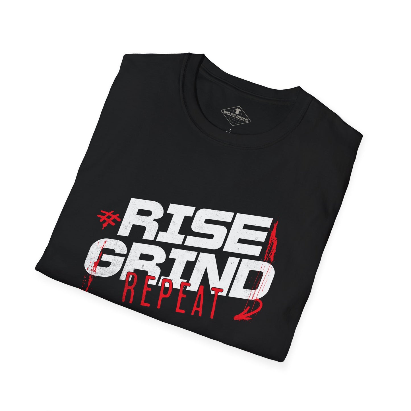 Rise Grind Repeat Black T-Shirt