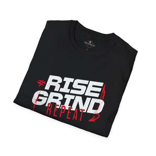 Rise Grind Repeat Black T-Shirt