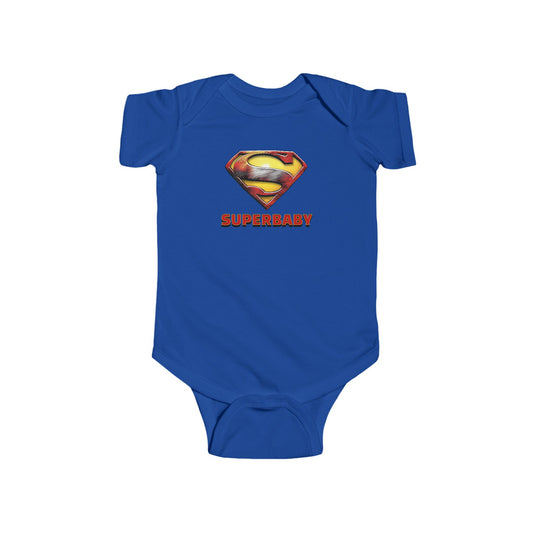 Superbaby Blue Baby Bodysuit