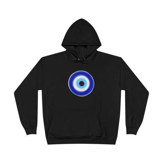 Evil Eye Charm Black Hoodie