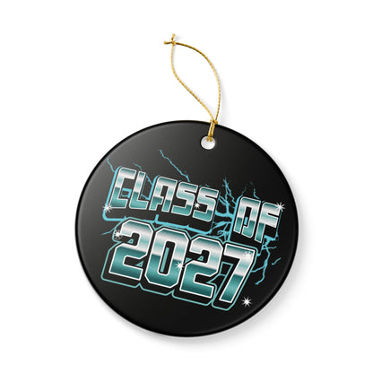 Class of 2027 Ceramic Christmas Tree Ornament