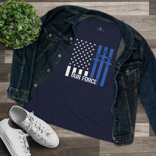 Air Force Flag Navy Womens T-Shirt